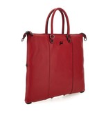 leren shoppingbag G3 PLUS SIZE  L Red