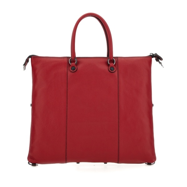 leren shoppingbag G3 PLUS SIZE  L Red