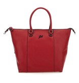 leren shoppingbag G3 PLUS SIZE  L Red