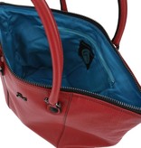 leren shoppingbag G3 PLUS SIZE  L Red