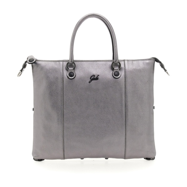 Leren Shopper G3  Plus  in Silver Rosa Size M
