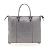 Gabs Leren Shopper G3  Plus  in Silver Rosa Size M