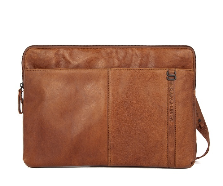 Spikes and Sparrow leren  laptop sleeve 13 inch   381051