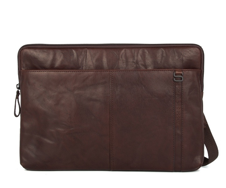 Spikes and Sparrow leren  laptop sleeve 13 inch   381051