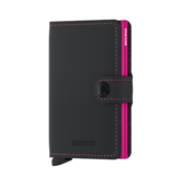 Secrid miniwallet Matte Black-Fuchsia