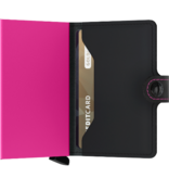 Secrid miniwallet Matte Black-Fuchsia