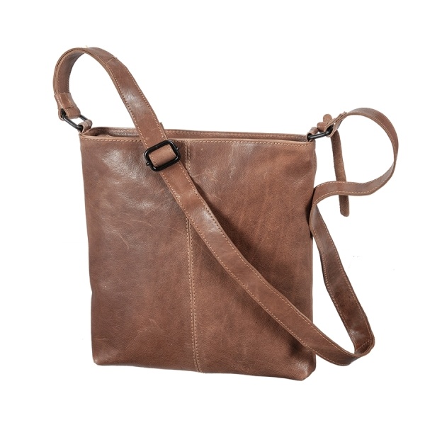 BOSBOOM REAL LEATHER BAGS Leren schoudertas Samona 71002