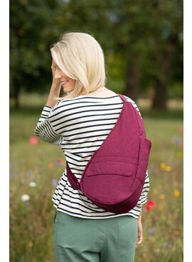 Healthy Back Bag Textured Nylon  Ruby 6303-RY  Small