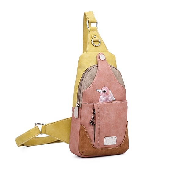 Hi Di Hi Carol pink-yellow Backpack Slingband CL14