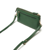 H. J. de Rooy leren schoudertasje/clutch 1103753  Green H. J. de Rooy leren schoudertasje/clutch 1103753  Green