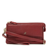 H. J. de Rooy leren schoudertasje/clutch 1103753  Red