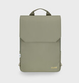 CLUSE Réversible Backpack, Light Green Olive, Gold Colour