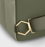 CLUSE Réversible Backpack, Light Green Olive, Gold Colour