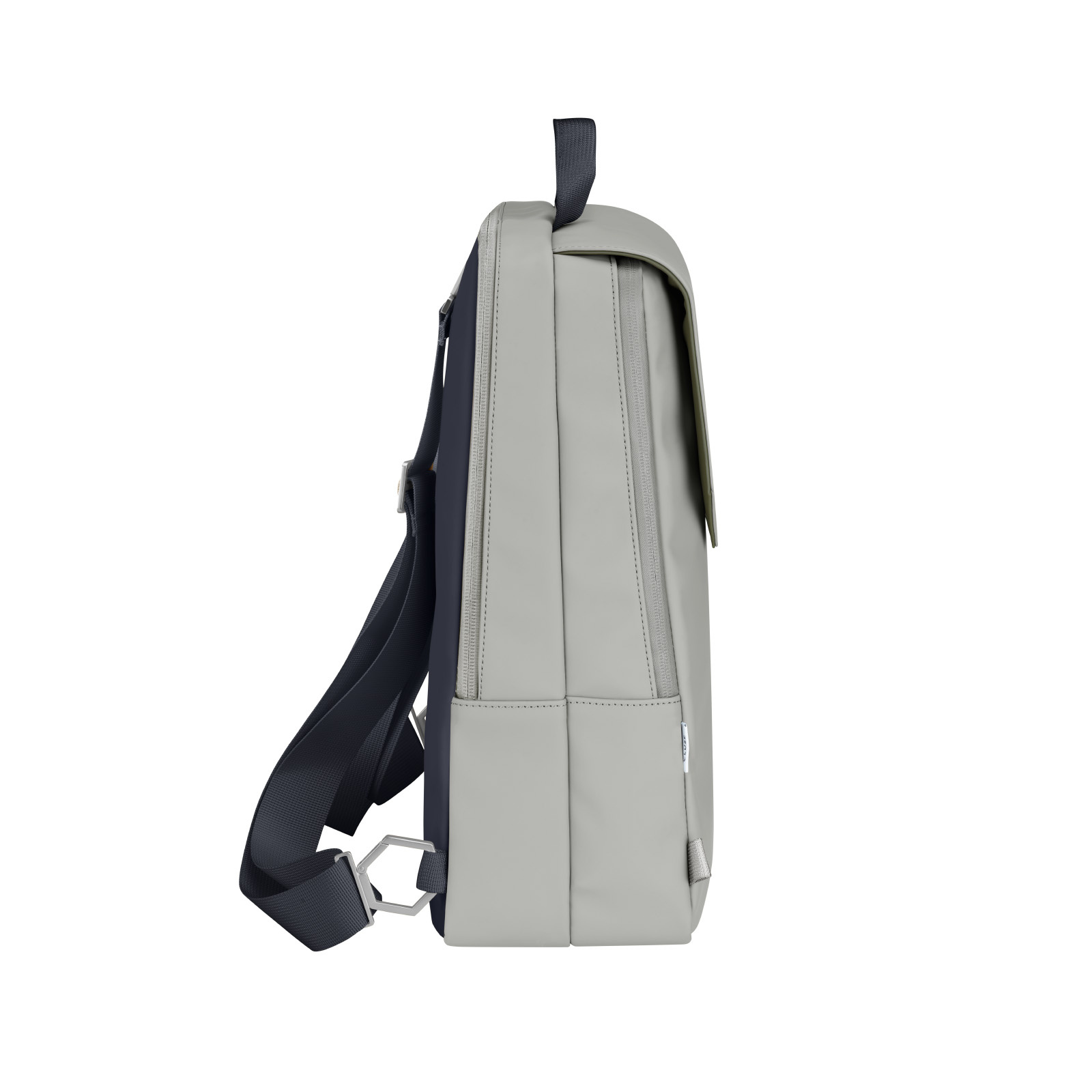 CLUSE Réversible Backpack, Light Grey Navy, Silver Colour