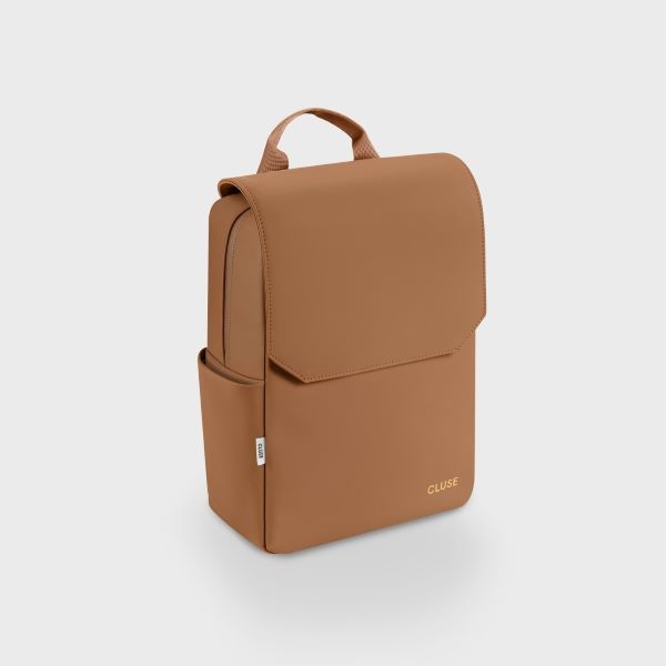 CLUSE Nuitée Petite Backpack, Camel, Gold Colour