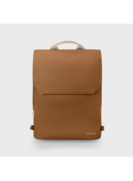 CLUSE Le Réversible Backpack, Camel Beige, Gold Colour