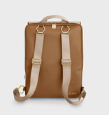 CLUSE Le Réversible Backpack, Camel Beige, Gold Colour