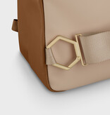 CLUSE Le Réversible Backpack, Camel Beige, Gold Colour