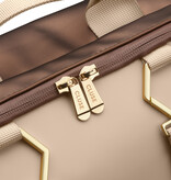 CLUSE Le Réversible Backpack, Metallic Brown Beige, Gold Colour
