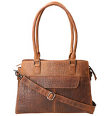 Revival Premium Bags Leren  damestas  UR 980 Croco Brown