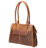 Revival Premium Bags Leren  damestas  UR 980 Croco Brown