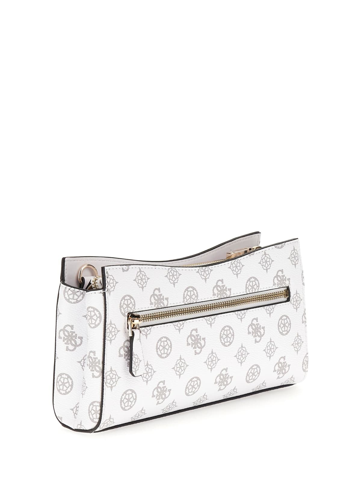 Guess Schoudertas Dorys crossbody tas white logo