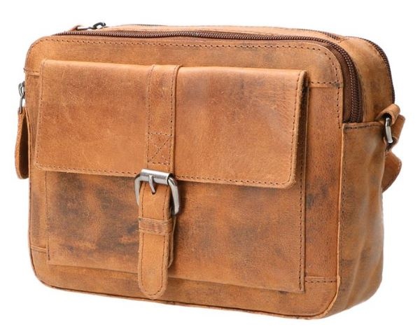 Revival Premium Bags Leren  schoudertas UR 1003 Hunter