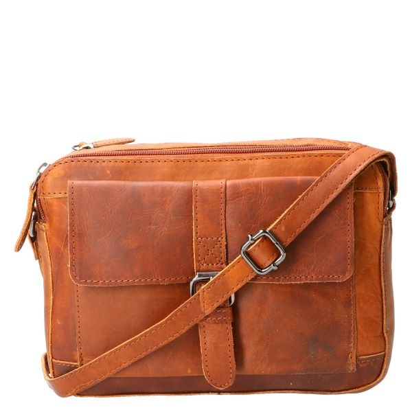 Revival Premium Bags Leren  schoudertas UR 1003 Natural