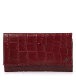 H. J. de Rooy leren dames portemonnee croco 25159 H. J. de Rooy leren dames portemonnee croco 25159