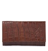 H. J. de Rooy leren dames portemonnee croco 25159 H. J. de Rooy leren dames portemonnee croco 25159