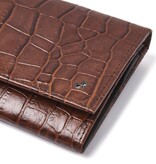 H. J. de Rooy leren dames portemonnee croco 25159 H. J. de Rooy leren dames portemonnee croco 25159