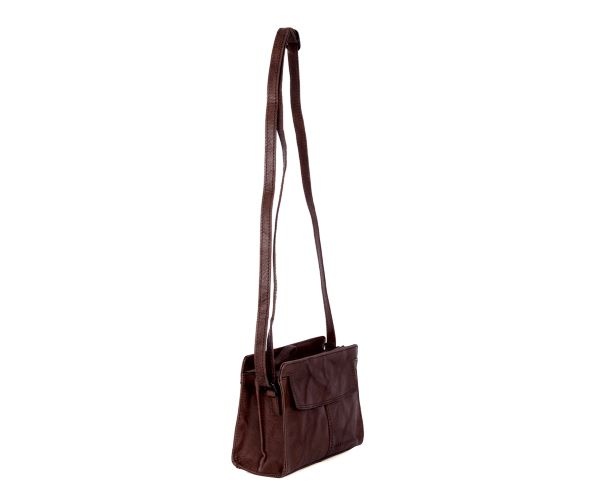 Spikes and Sparrow leren schoudertas  cross-over Leyla 501118