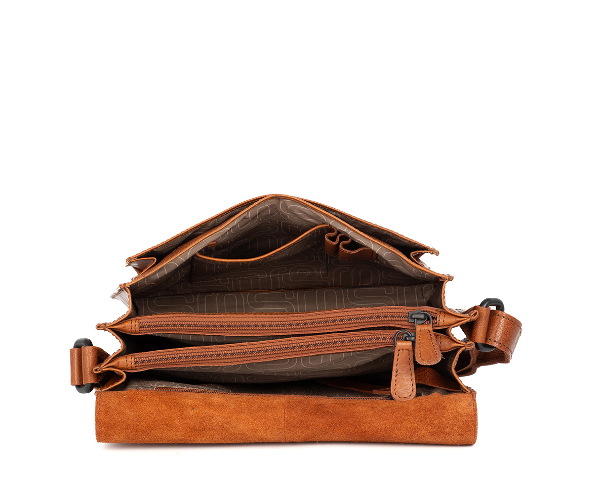 Spikes and Sparrow Leren Klep tas - Frederique 501182
