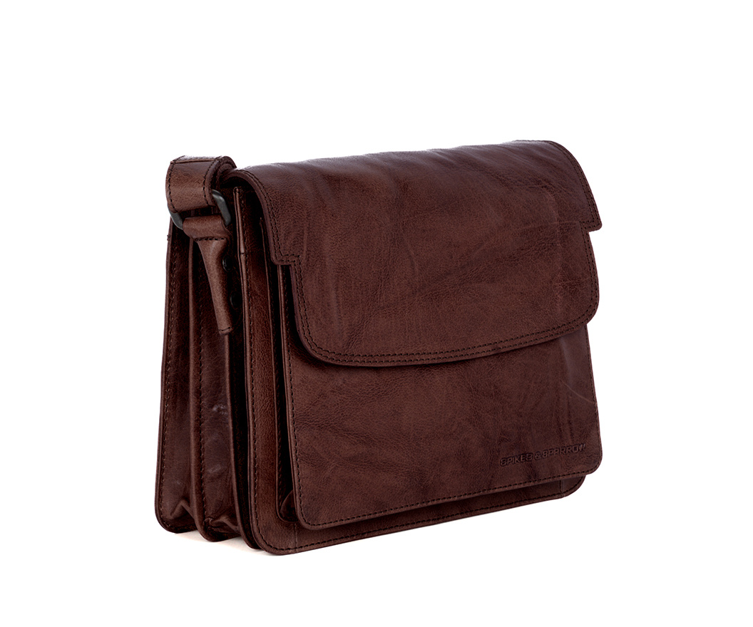 Spikes and Sparrow Leren Klep tas - Frederique 501182