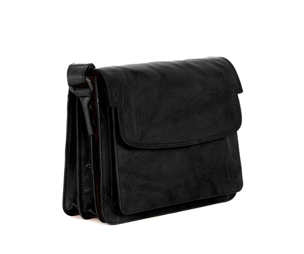 Spikes and Sparrow Leren Klep tas - Frederique 501182
