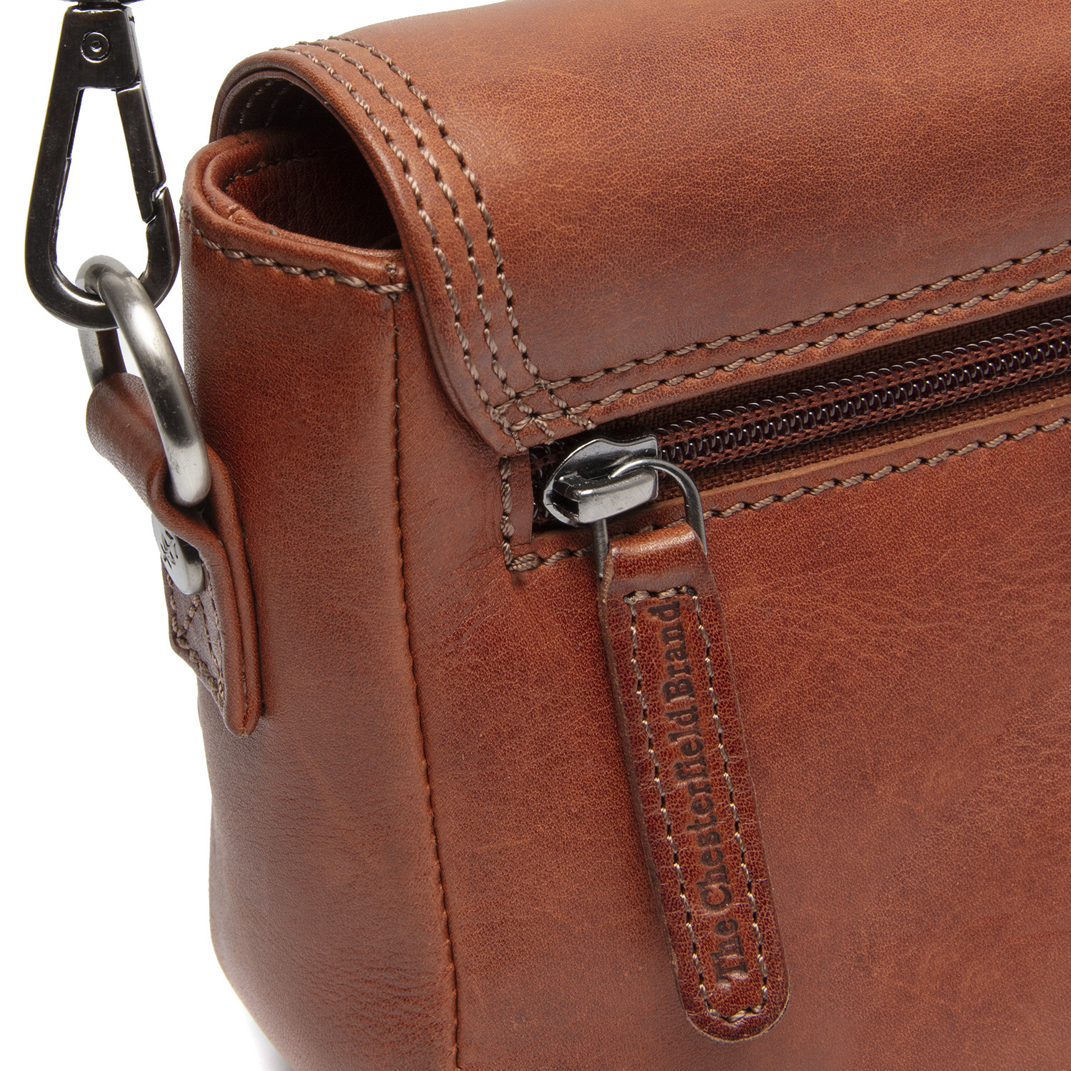 Chesterfield Leren schoudertas Marcella