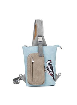 Hi Di Hi Slingbag/rugzak Drummer  DR03 Light blue/grey