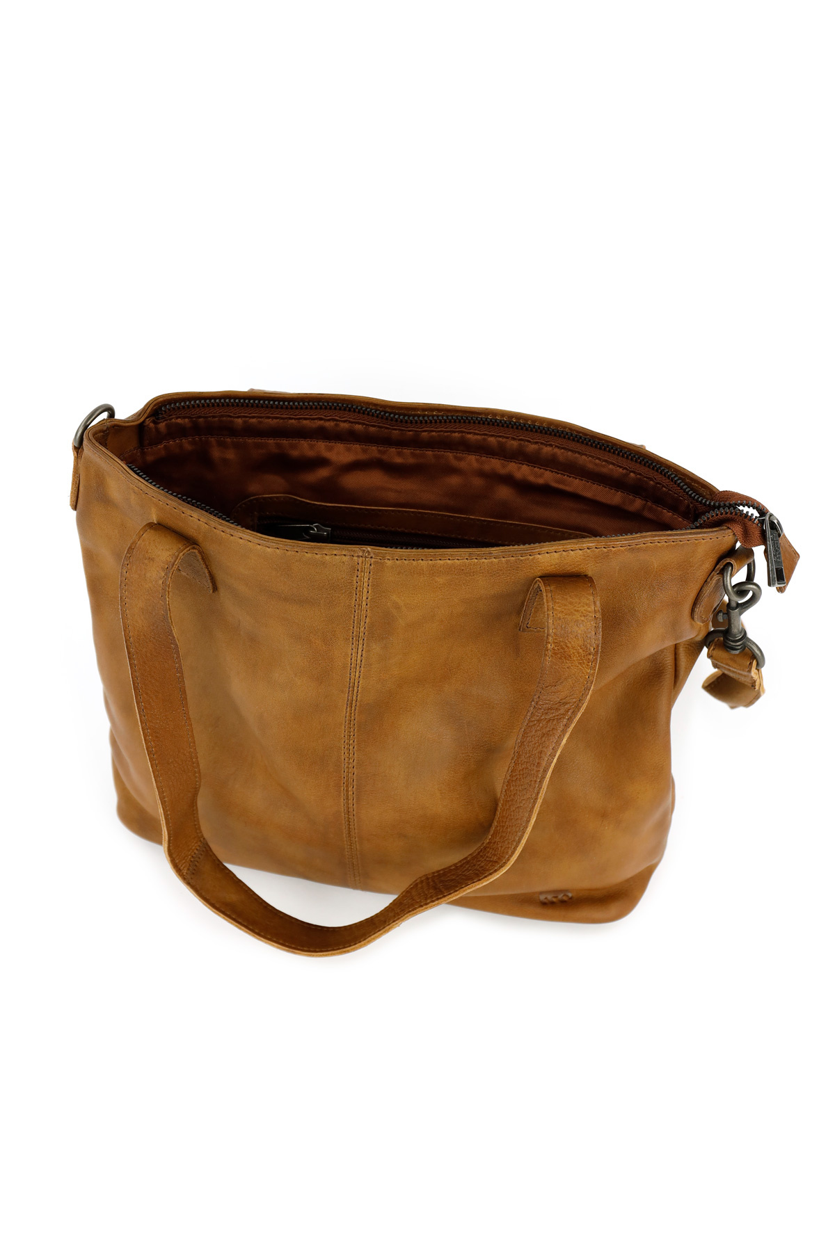 Bear Design Leren Hand-/schoudertas 'Jilke'