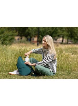 Healthy Back Bag Textured Nylon Dark Teal 6303 -DT Small