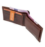 H. J. de Rooy leren portemonnee  78581