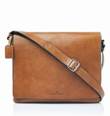 Castelijn & Beerens Mark Messenger 15,6" RFID | lichtbruin
