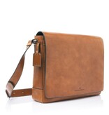 Castelijn & Beerens Mark Messenger 15,6" RFID | lichtbruin