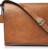Castelijn & Beerens Mark Messenger 15,6" RFID | lichtbruin