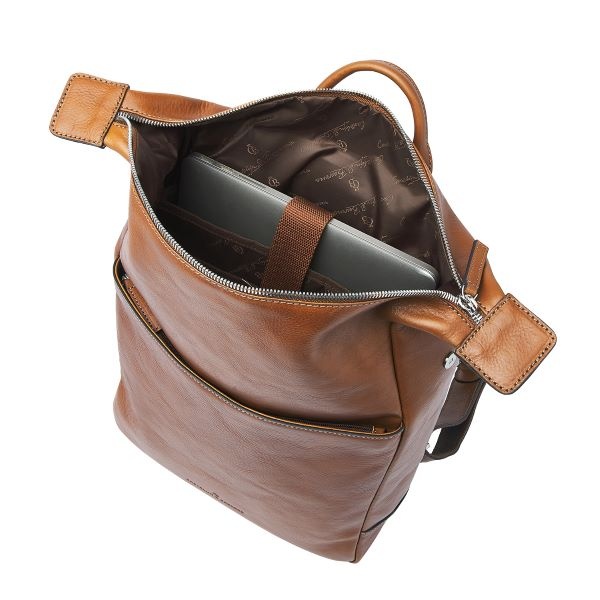 Castelijn & Beerens Laurens Rugzak 15,6" RFID | lichtbruin