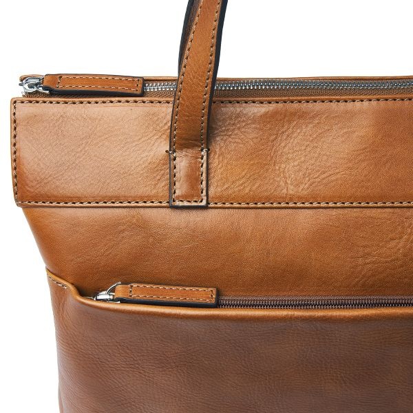 Castelijn & Beerens Lia Laptoptas 15,6" RFID | lichtbruin