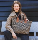 Chabo Romio Jaquard Shopper met laptopvak 14 inch