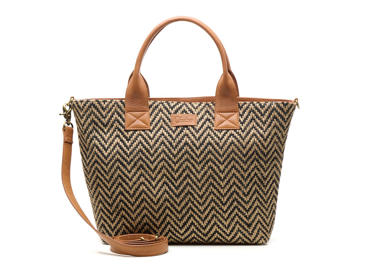 Chabo Romio Jaquard Shopper met laptopvak 14 inch