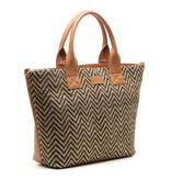 Chabo Romio Jaquard Shopper met laptopvak 14 inch