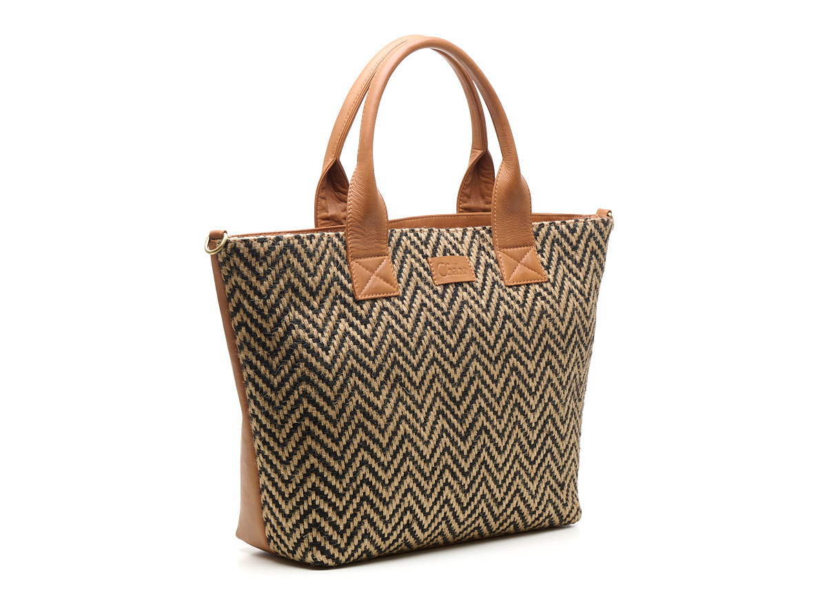 Chabo Romio Jaquard Shopper met laptopvak 14 inch