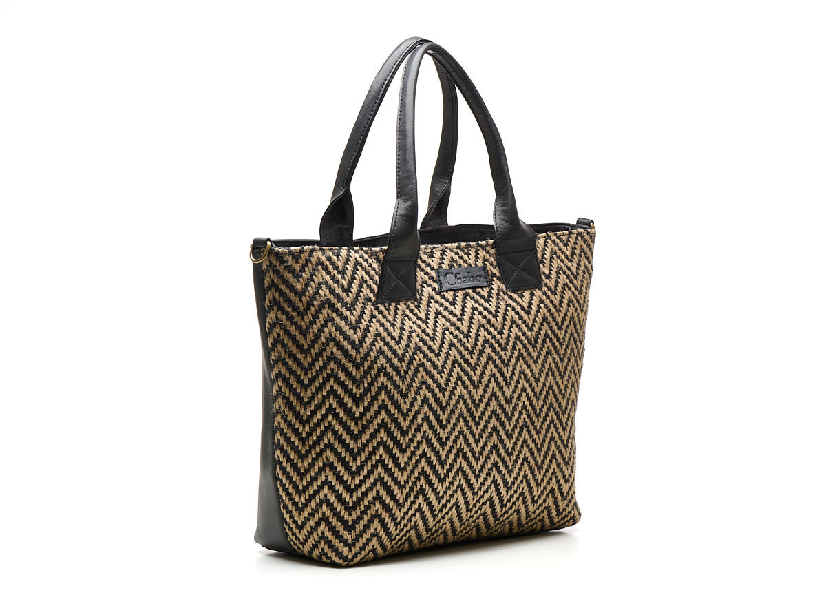 Chabo Romio Jaquard Shopper met laptopvak 14 inch